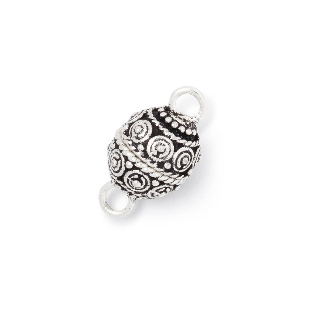 10mm Concentric Dot Design Magnetic Clasp 1 piece - Beadsofcambay.com