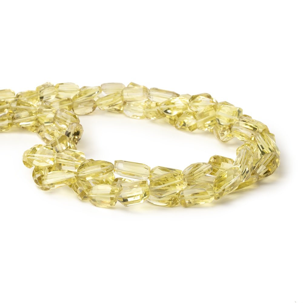 11x8 - 15x11mm Lemon Quartz Faceted Nuggets 18 inch 33 Beads AA - Beadsofcambay.com