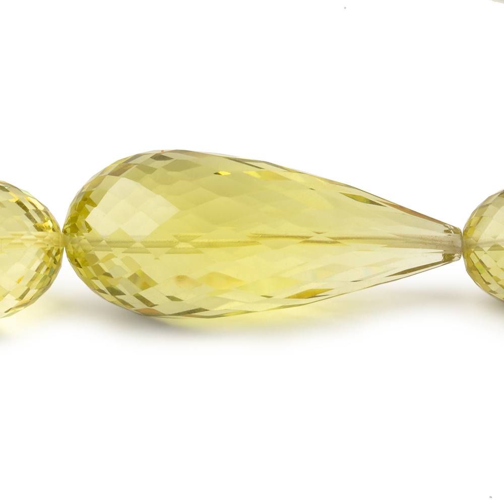 Lemon quartz twisted faceted drops, Fancy drops, Faceted drops in Lemon quartz, Lemon topaz, Lemon quartz for jewelry offers making, Handmade drops