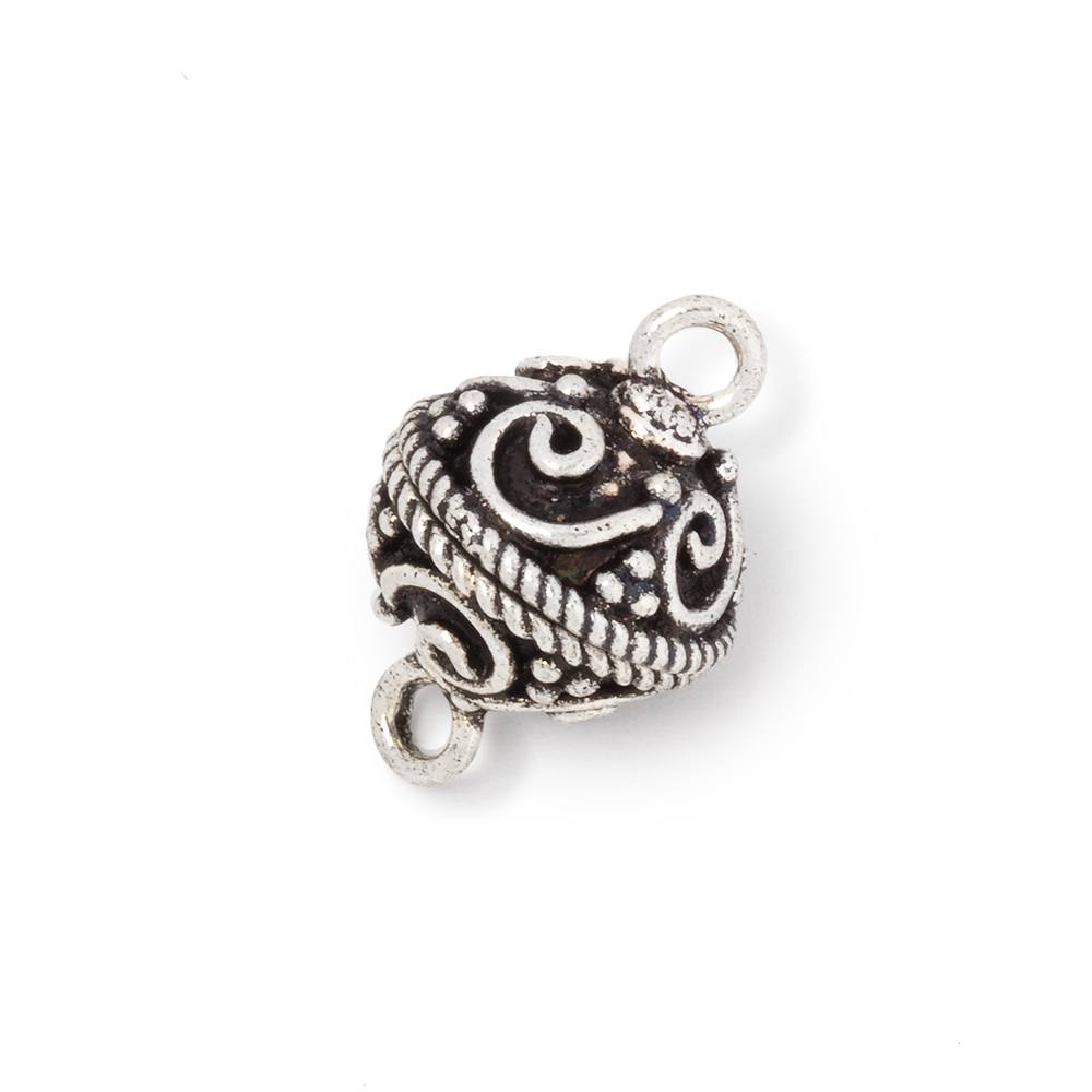 12mm Swirl Design Magnetic Clasp 1 piece - Beadsofcambay.com