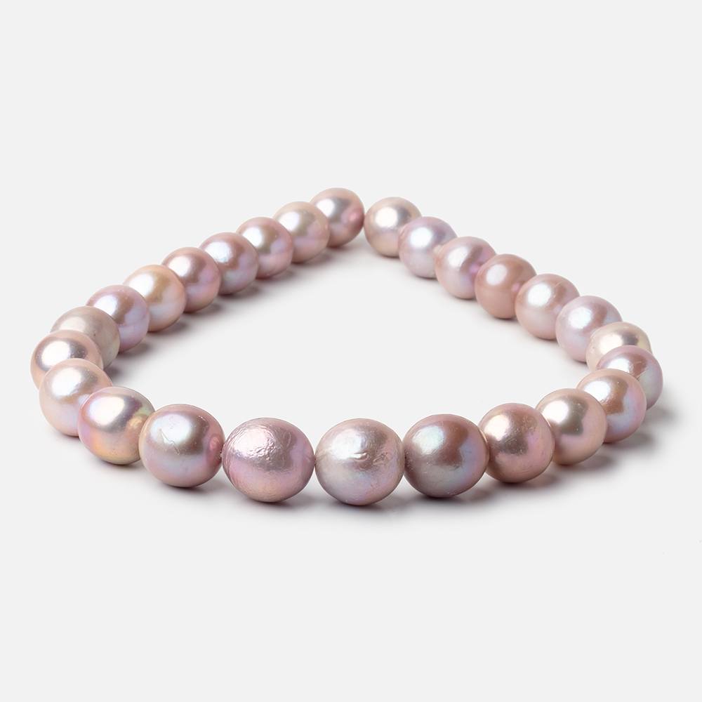 14 - 17mm Petal Pink Baroque Freshwater Pearls 16 inch 26 Beads - Beadsofcambay.com