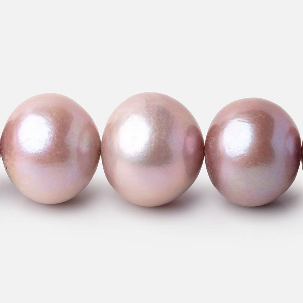 14 - 18mm Petal Pink Baroque Freshwater Pearls 16 inch 30 Beads - Beadsofcambay.com