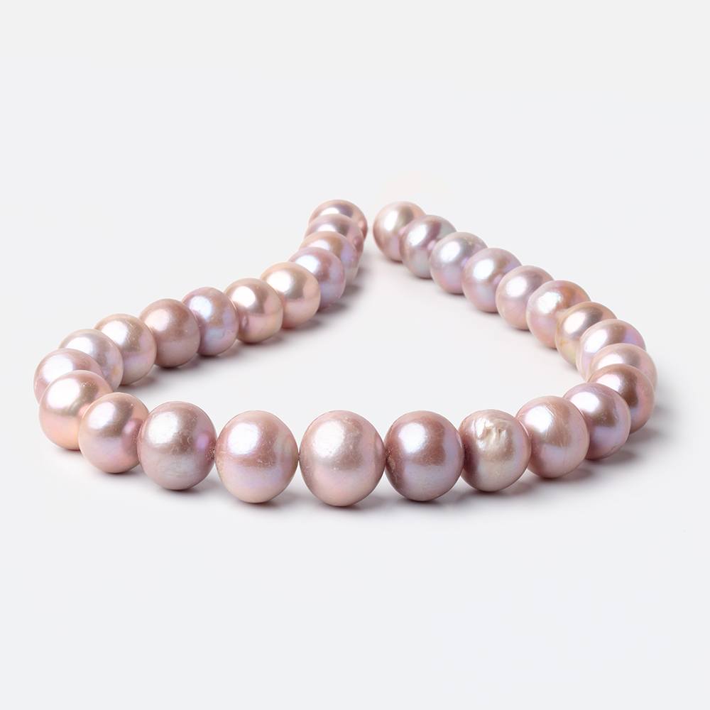 14 - 18mm Petal Pink Baroque Freshwater Pearls 16 inch 30 Beads - Beadsofcambay.com