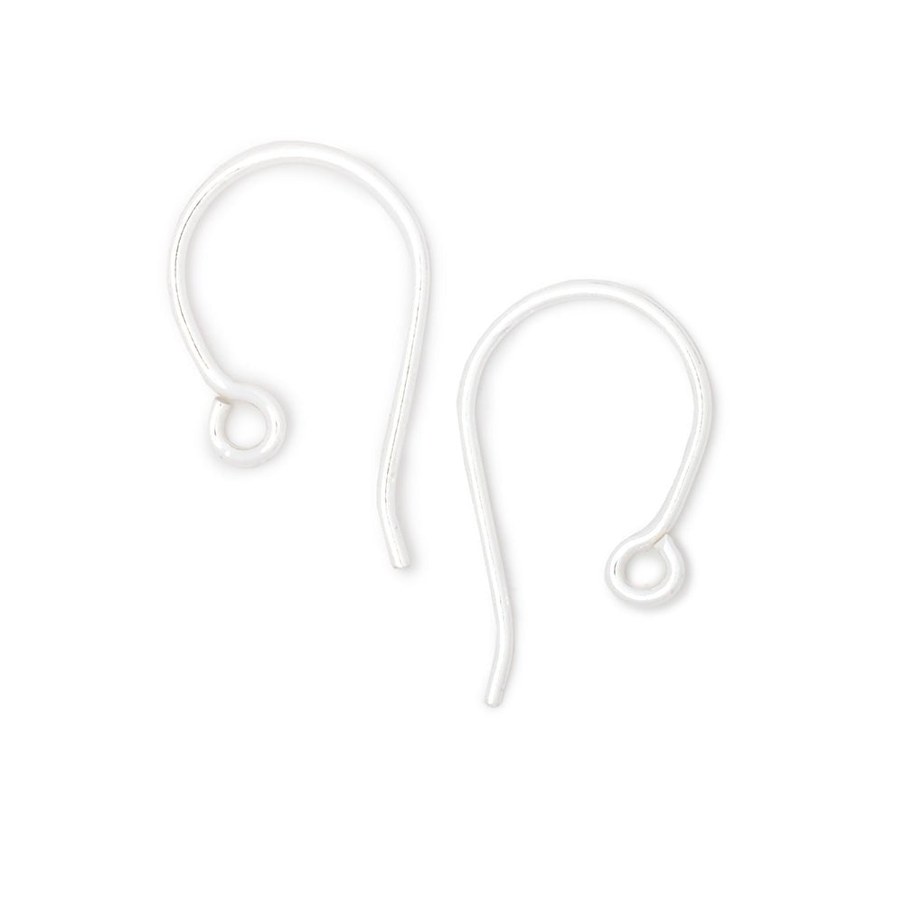 14mm French Hook Ear Wire 10 pieces - Beadsofcambay.com