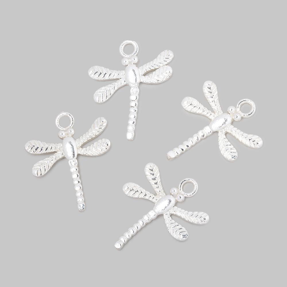 18.5mm Dragonfly Pendant Charm Set of 4 pieces - Beadsofcambay.com