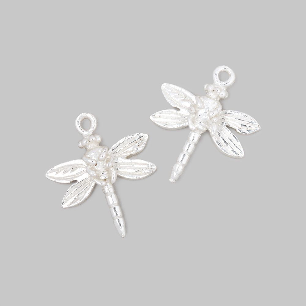 18mm Dragonfly Pendant Charm Set of 2 pieces - Beadsofcambay.com