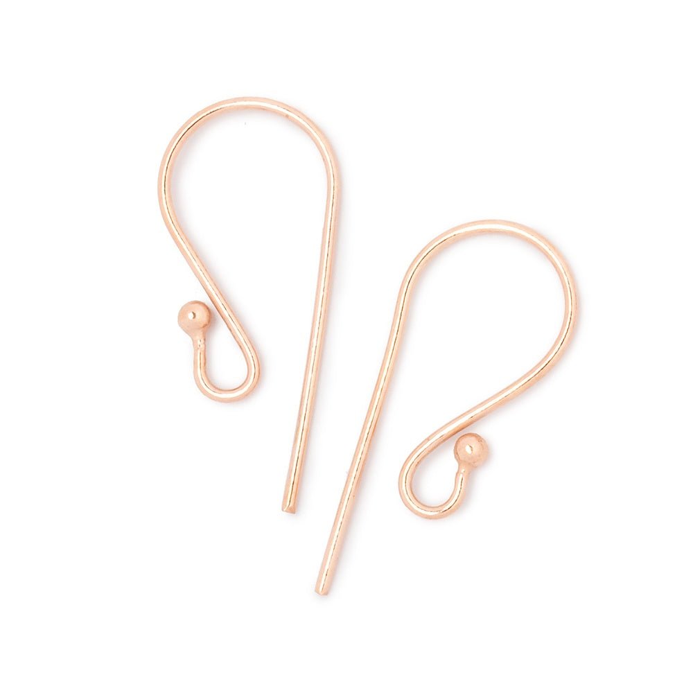 18mm Shepard's Hook with Ball Ear Wire 10 pieces - Beadsofcambay.com