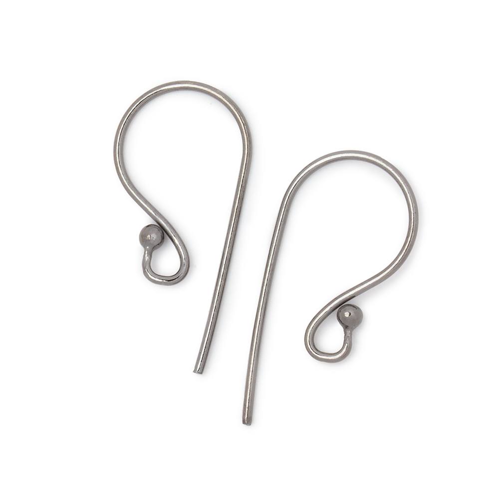 18mm Shepard's Hook with Ball Ear Wire 10 pieces - Beadsofcambay.com