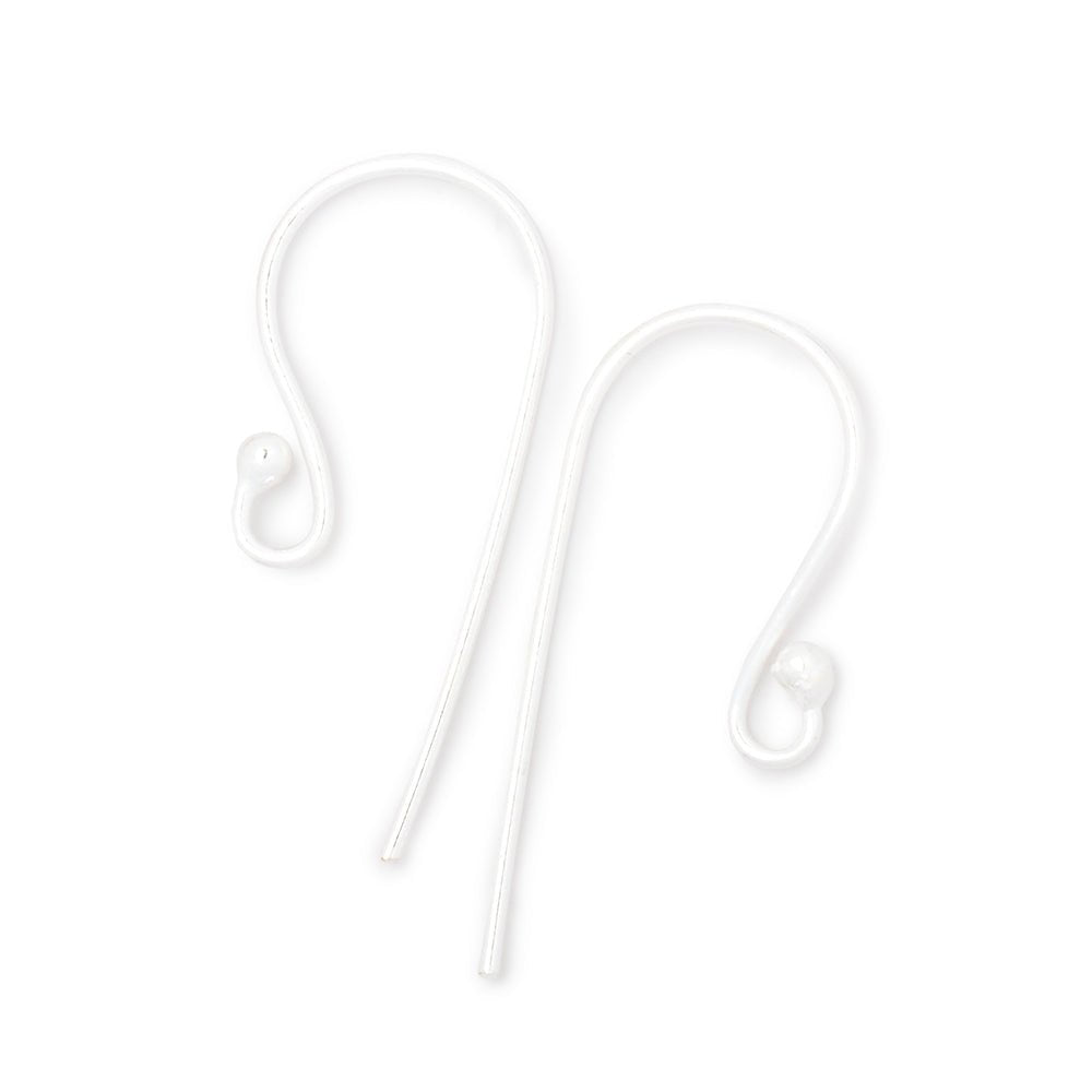 18mm Shepard's Hook with Ball Ear Wire 10 pieces - Beadsofcambay.com