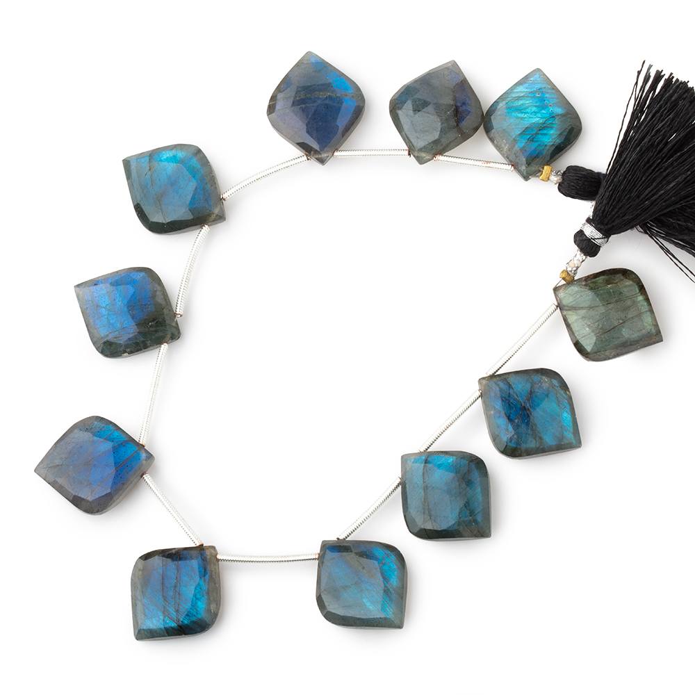 19 - 20mm Labradorite Faceted Marquise Beads 8 inch 10 pieces - Beadsofcambay.com