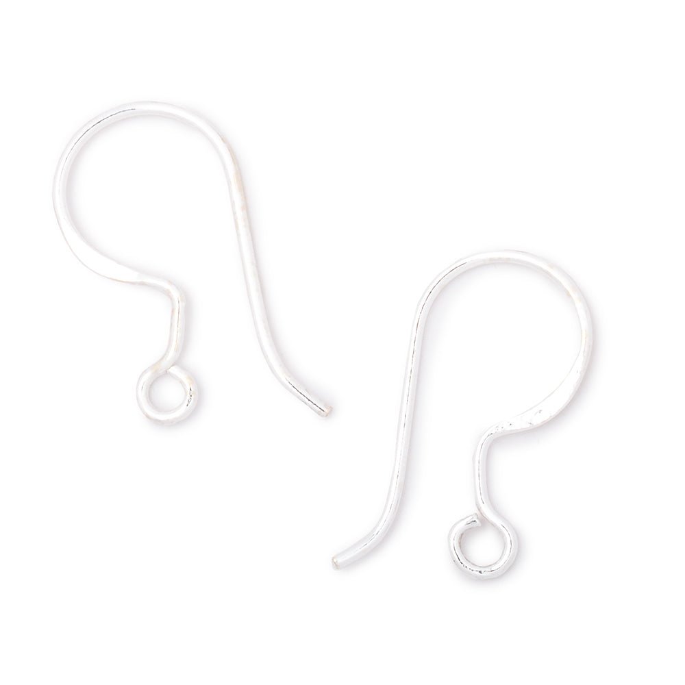 19mm Elongated Fish Hook Ear Wire 10 pieces - Beadsofcambay.com