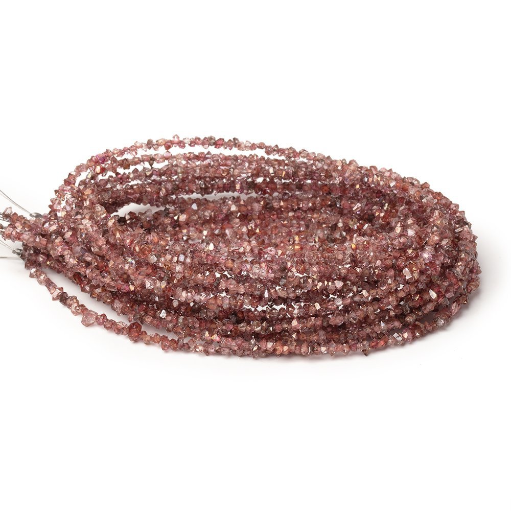 2-3.5mm Red Double Terminated Quartz Beads 15.5 inch 260 pieces - Beadsofcambay.com