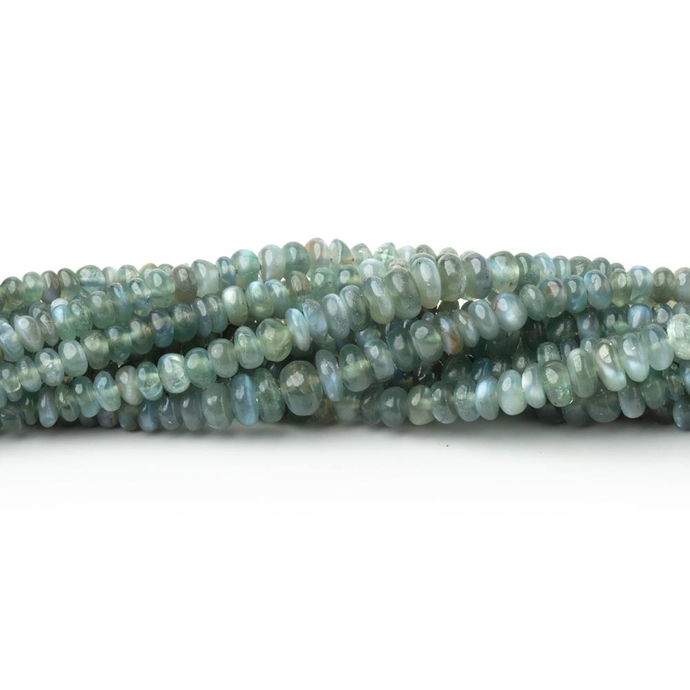 2 - 4mm Cat's Eye Chrysoberyl Plain Rondelle Beads 18 inch 310 pieces AAA - Beadsofcambay.com
