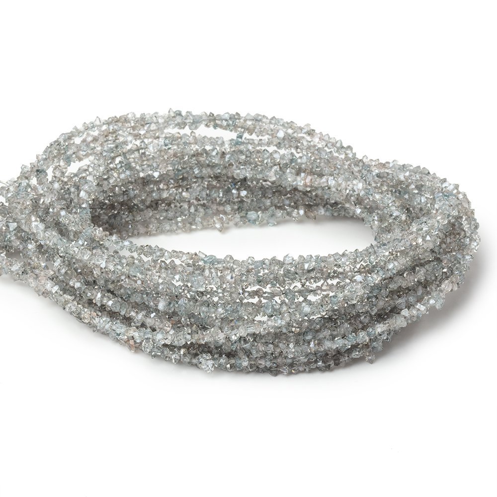 2x1-3x1.5mm Sage Double Terminated Quartz Beads 15.5 inch 300 pieces - Beadsofcambay.com