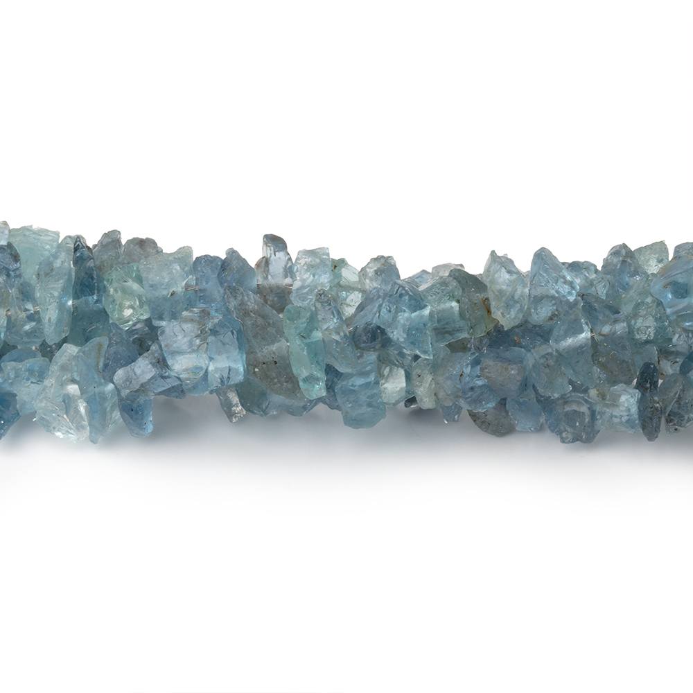 3 - 5mm Light Blue Apatite Raw Crystal Beads 16 inch 175 pieces - Beadsofcambay.com