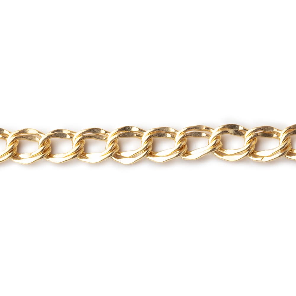 3 Feet - 5mm Double Curb Link Chain - Beadsofcambay.com