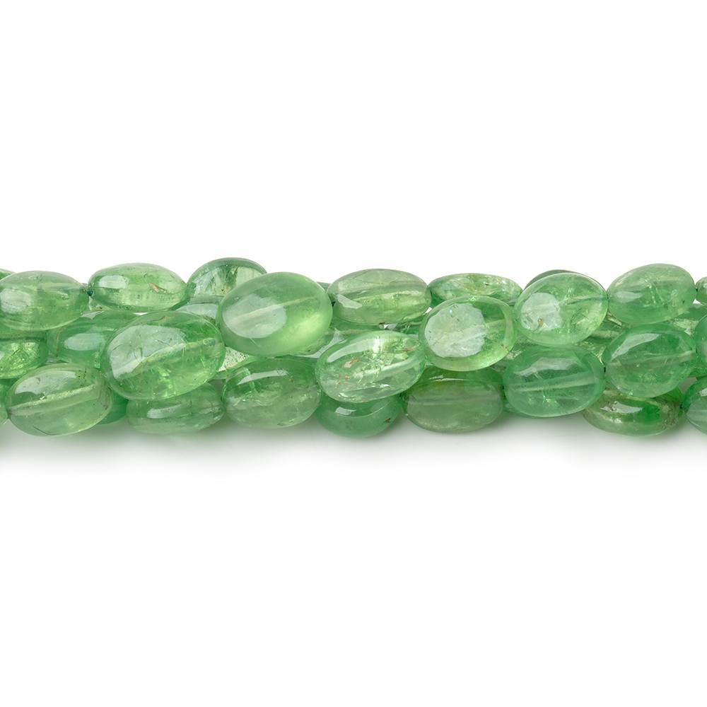 3.5x3 - 8x6mm Tsavorite Garnet Plain Oval Beads 18 inch 90 pieces AAA - Beadsofcambay.com