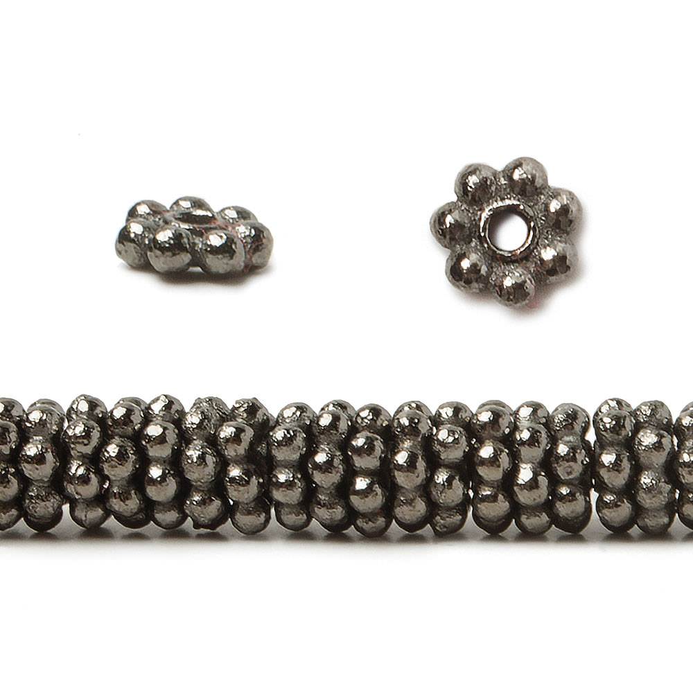 4mm Daisy Spacer Beads 8 inch 155 pieces - Beadsofcambay.com