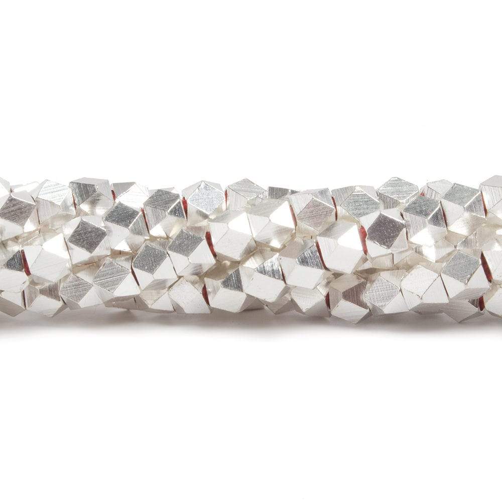 4mm Shiny Faceted Nugget Beads 8 inch 47 pieces - Beadsofcambay.com