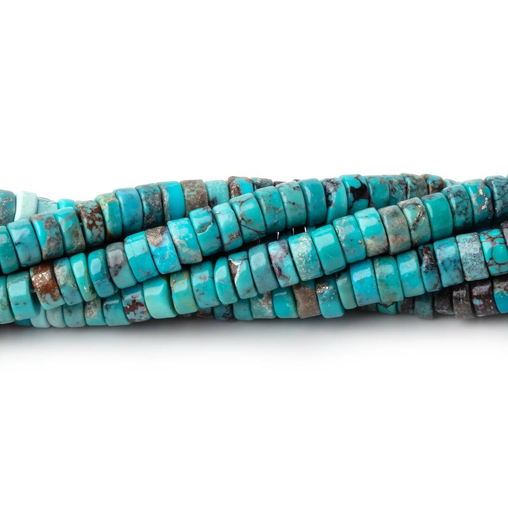 Mohave Blue Copper Turquoise Gemstone Beads, Turquoise Beads, Wholesale Bulk Beads hot for DIY Jewelry Making, Jewelry Supplies, 20 Pcs