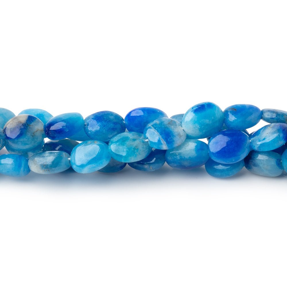 5 - 8mm Afghanite Plain Oval Beads 18 inch 72 pieces AAA - Beadsofcambay.com