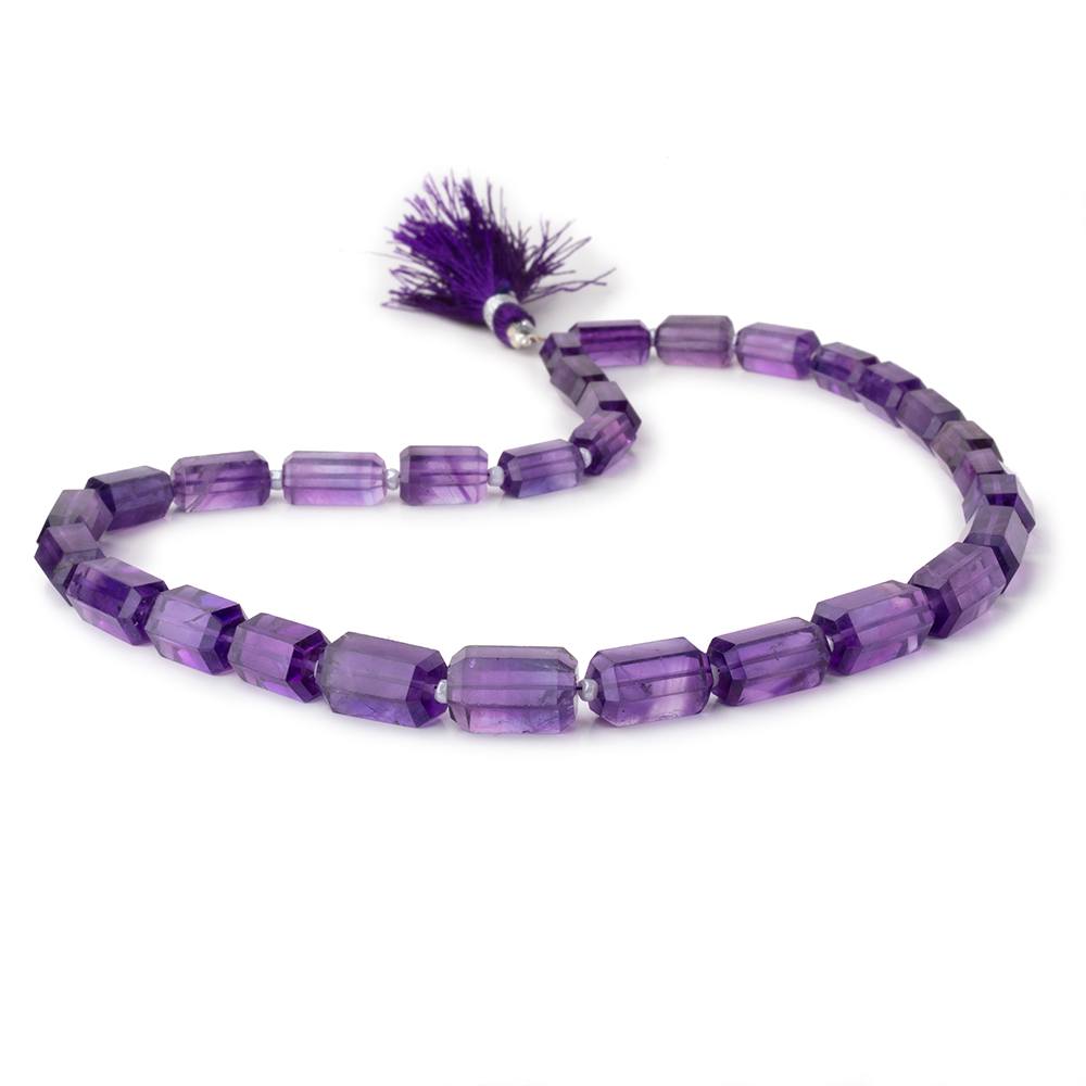 8.5-13mm Amethyst Faceted Nugget Beads 16 inch 30 pieces A - BeadsofCambay.com