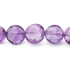 Faceted Coin Beads