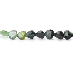 Green & Chrome Tourmaline Beads