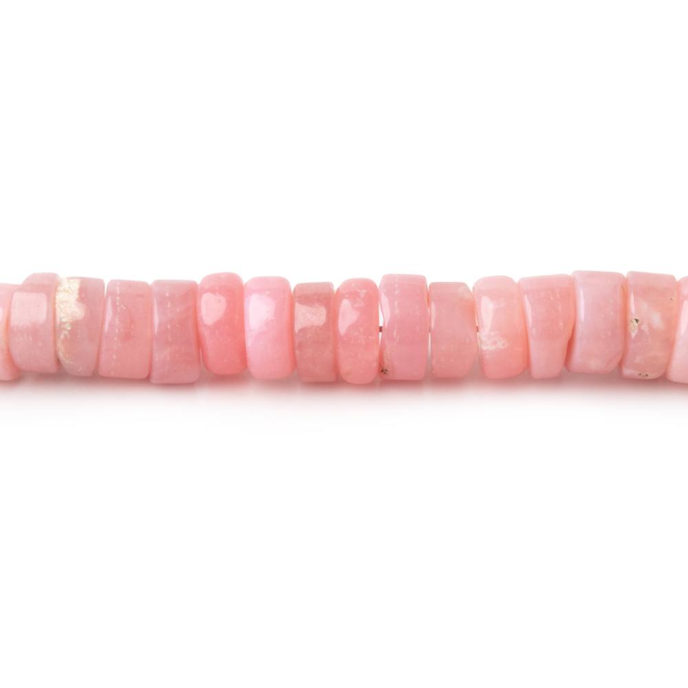 5mm Ombré Pink Peruvian Opal Plain Heishi Beads 18 inch 190 pieces - Beadsofcambay.com