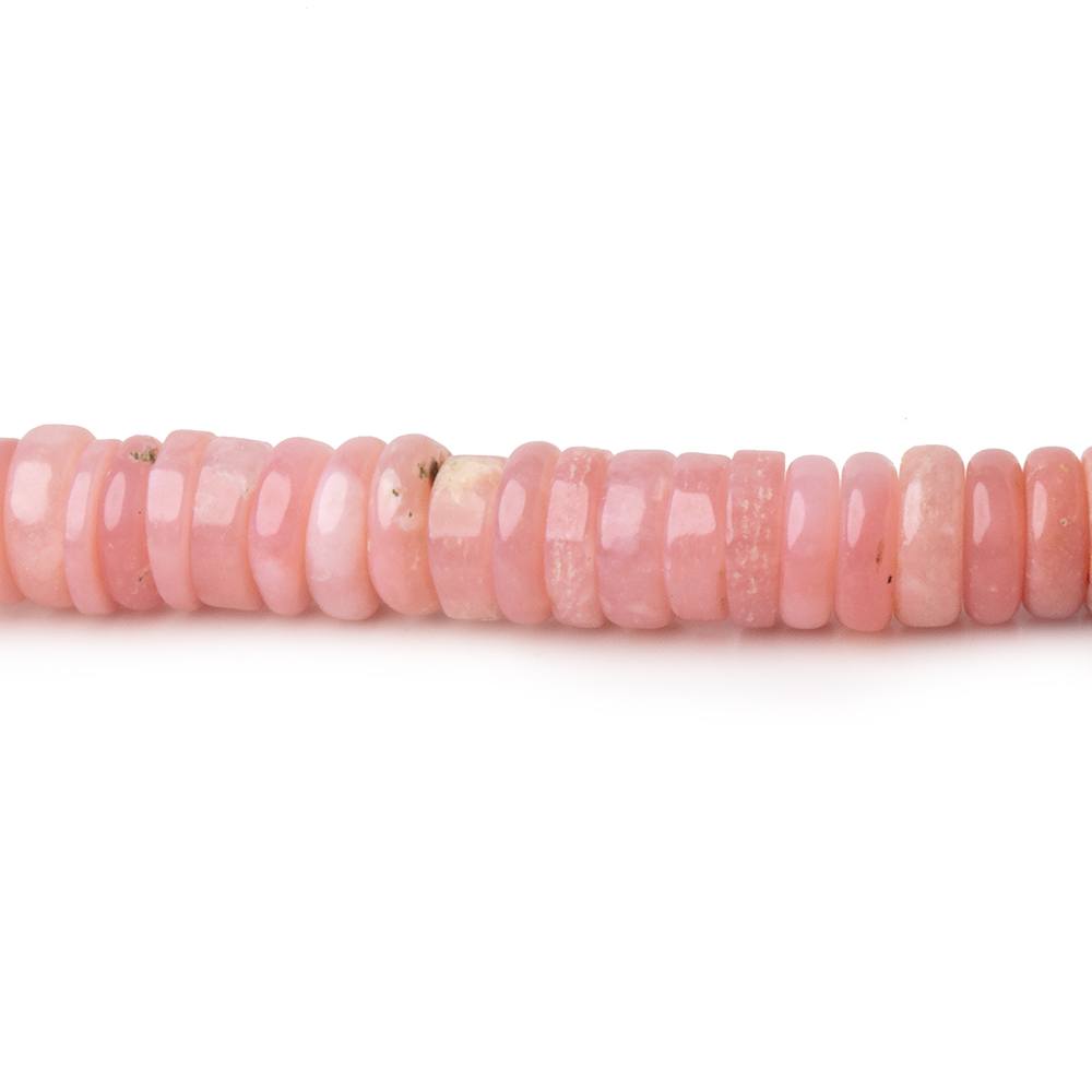 5mm Ombré Pink Peruvian Opal Plain Heishi Beads 18 inch 300 pieces - Beadsofcambay.com