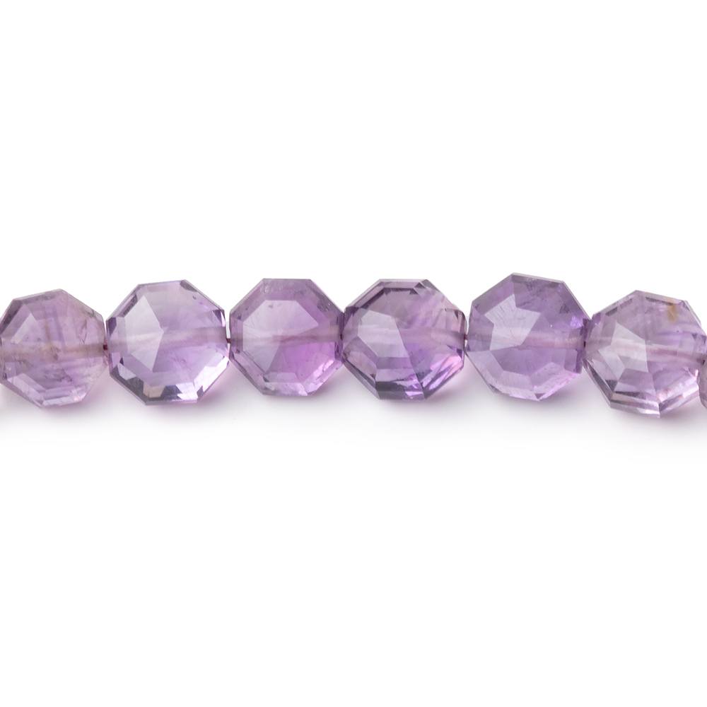 6 - 6.5mm Shaded Pink Amethyst Faceted Hexagon Beads 16 inch 60 pieces - Beadsofcambay.com