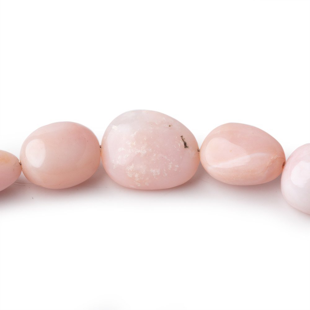 6x4-16x13mm Pink Peruvian Opal Plain Nugget Beads 17 inch 36 pieces - Beadsofcambay.com