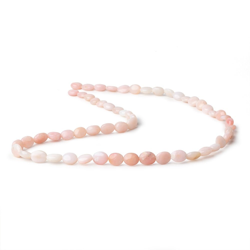 7x6-9x7mm Pink Peruvian Opal Plain Nugget Beads 18 inch 57 pieces - Beadsofcambay.com