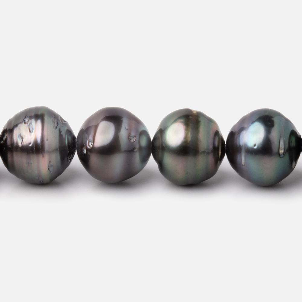 8 - 10mm Tahitian Saltwater Pearl Beads 16 inch 43 pieces AA - Beadsofcambay.com