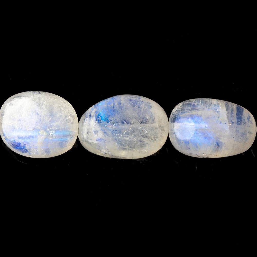 10x8-21x15mm Rainbow Moonstone Plain Nugget Beads 18 inches 36 pcs AAA - Beadsofcambay.com