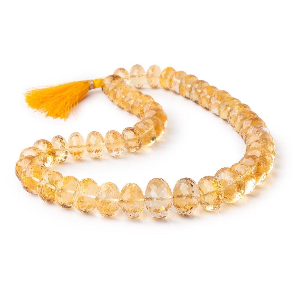 10X4 to 5X3 MM Citrine Beads| Natural- Faceted Rondelle Jewelry Making 2024 Beads Vinayakgemsshop 16