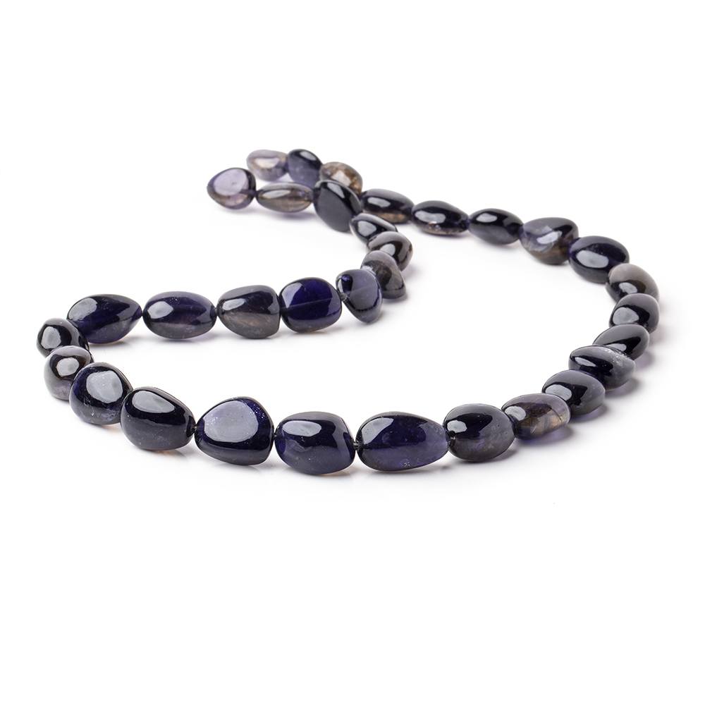 12x10-19x12mm Iolite Plain Nugget Beads 20 inch 33 pieces AAA - Beadsofcambay.com