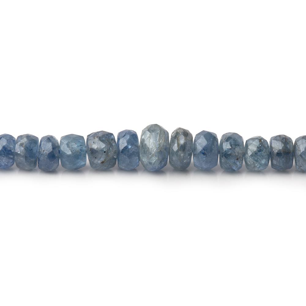 High Quality Genuine Blue Opal Smooth/Faceted Rondelle Beads, 4mm