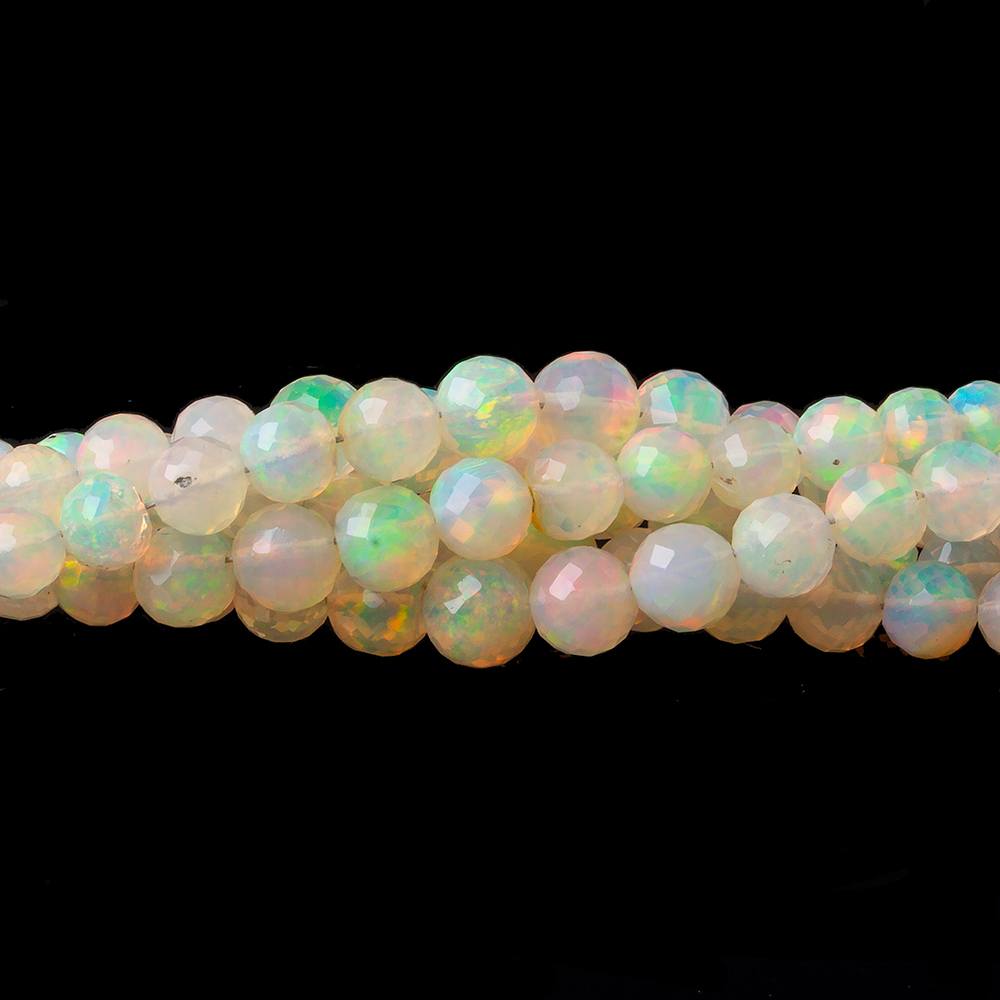 2-5mm Golden Ethiopian Opal Micro Faceted Rounds 17 inch 114 beads AAA - Beadsofcambay.com