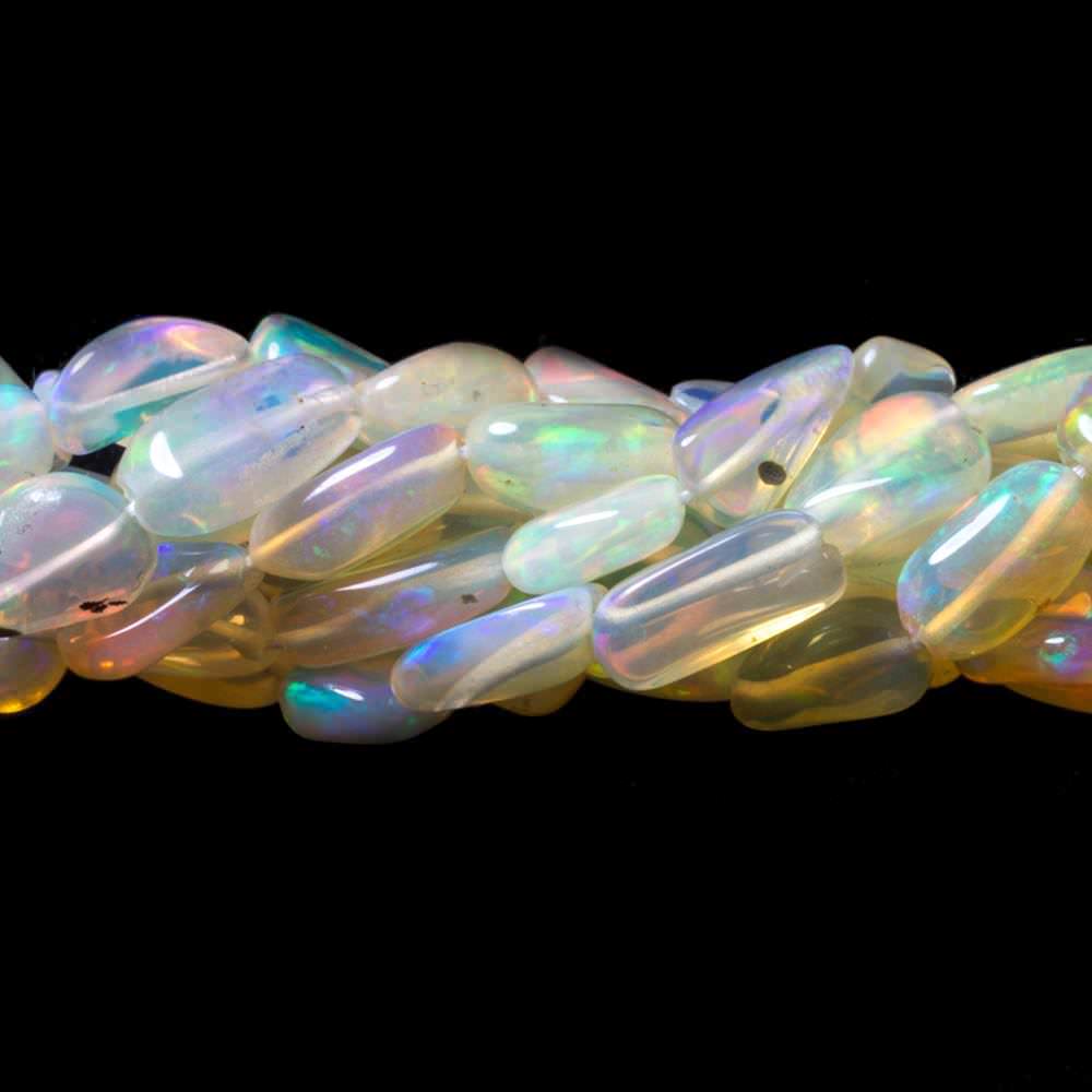 4 - 12mm Golden Ethiopian Opal Plain Nugget Beads 69 pieces AAA Grade - Beadsofcambay.com