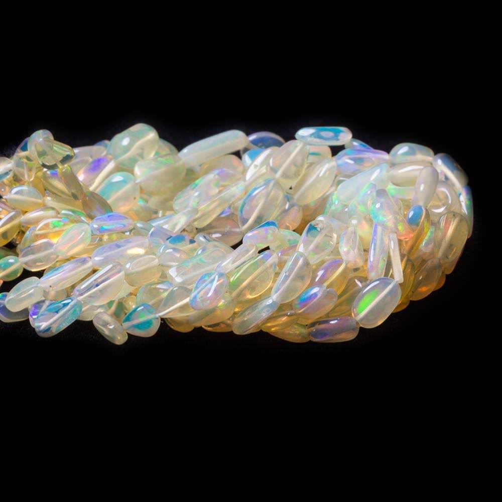 4 - 12mm Golden Ethiopian Opal Plain Nugget Beads 69 pieces AAA Grade - Beadsofcambay.com