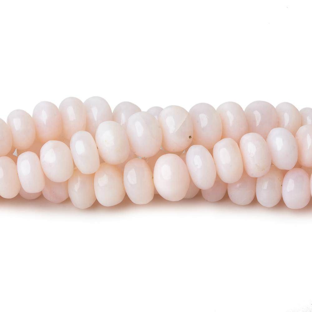 4-7mm Pink Peruvian Opal Plain Rondelle Beads 18 inch 152 pieces AAA - Beadsofcambay.com