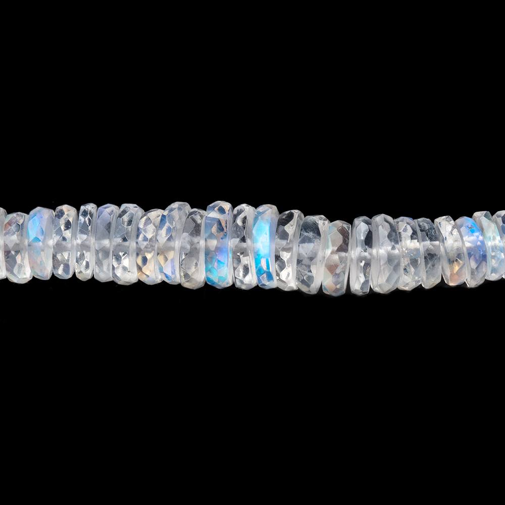 Moonstone 8MM Half strand Round Beads , Rainbow Moonstone beads, Length  7.5 and AAA Quality,Origin India,Perfect round with blue flash