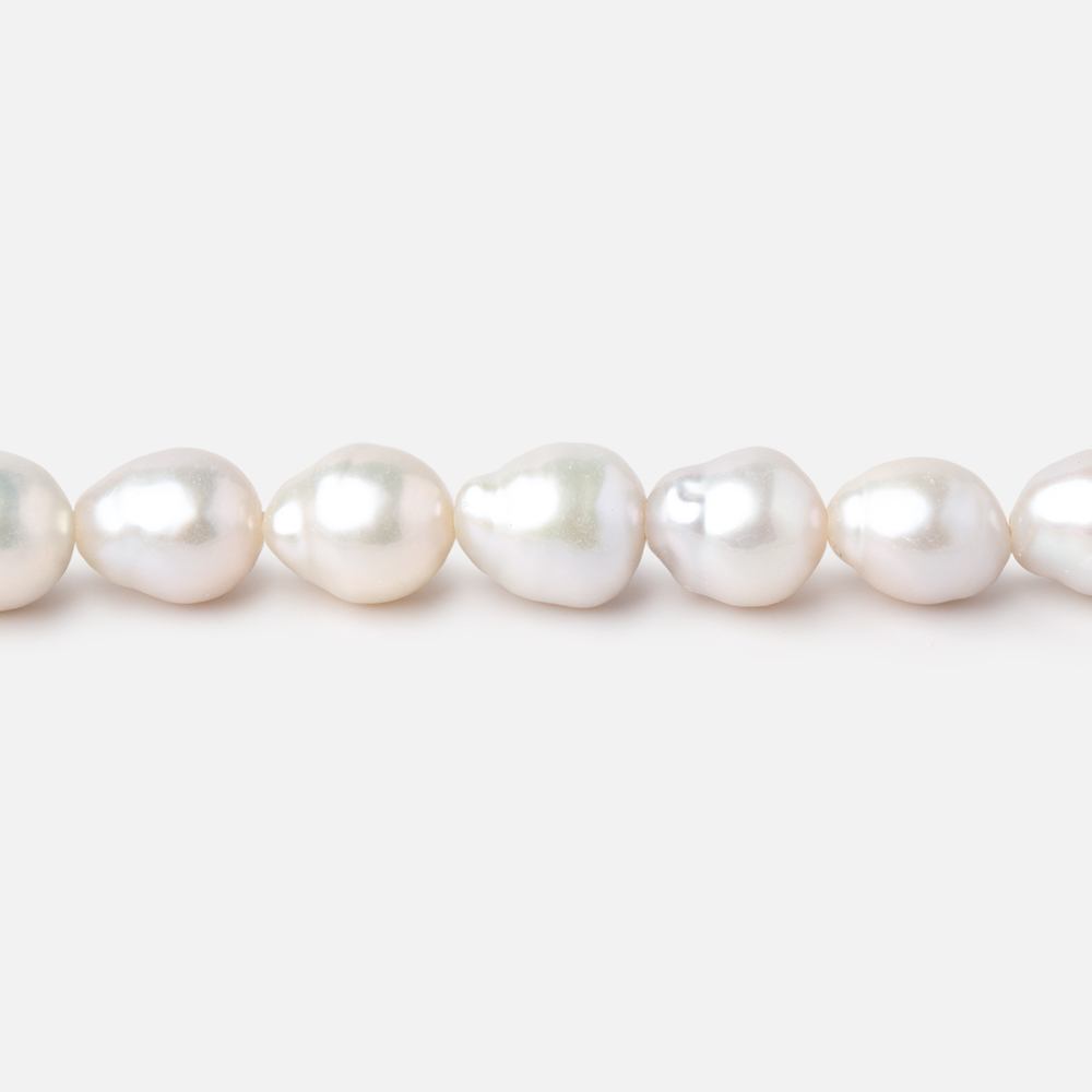 14-16mm Large Baroque Pearls, Natural White Pearls, Near Round Shape Pearl  Beads ,for Jewelry, Pearls, Single Piece PB1088