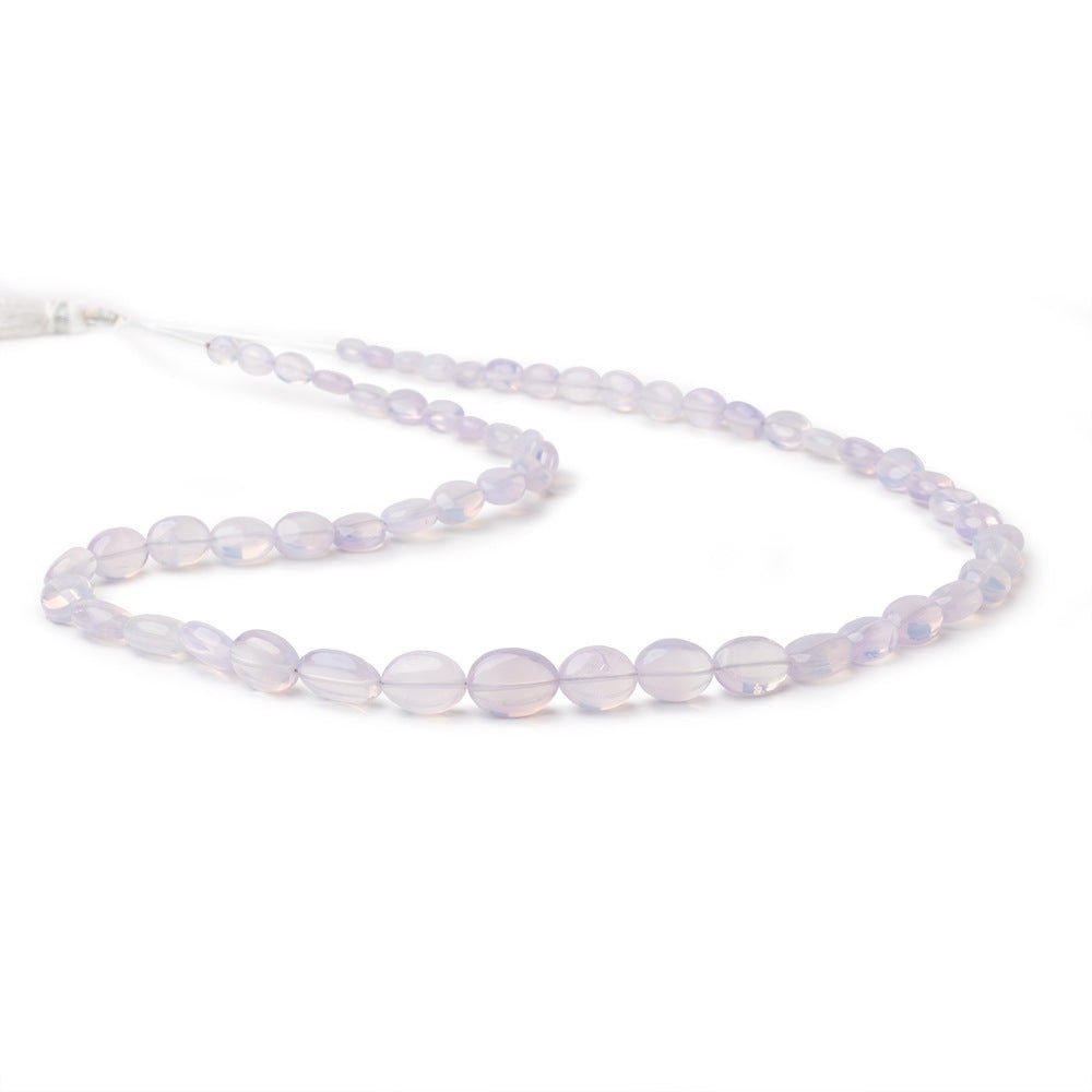 6x4-12x9mm Lavender Quartz Plain Oval Beads 20 inch 58 pieces AA - Beadsofcambay.com